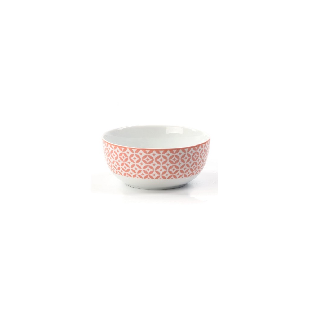 Пиала (салатник), D 13 см, розовый орнамент № 1, серия European Design 