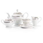 Сервиз чайный на 6 персон, 15 предметов, серия Royal Platina 