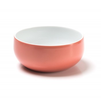 Чаша (порционный салатник), D 14 см, персиковый, серия Yono