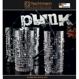 Набор высоких стаканов PUNK, 390 мл, 4 шт, хрусталь, Nachtmann