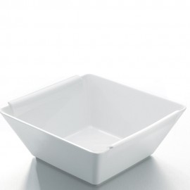 Салатник квадратный, 16х17х7 см, цвет белый, фарфор, серия Bombay, REVOL