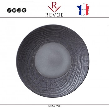 Закусочная тарелка ARBORESCENCE лакричный, D 21.5 см, ручная работа, REVOL