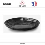 Глубокая тарелка SUCCESSION, D 23 см, керамика ручной работы, черный, REVOL