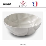 Большой салатник SUCCESSION, D 28 см, 3 литра, керамика ручной работы, белый, REVOL