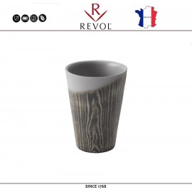 Стакан ARBORESCENCE серо-черный для эспрессо, 80 мл, ручная работа, REVOL