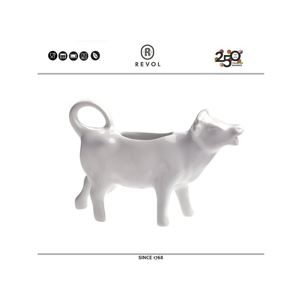 GRANDS CLASSIQUES Молочник "Корова", 150 мл, фарфор, REVOL, Франция
