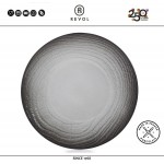SWELL Блюдо-тарелка, 28 см, цвет черный, глазурованная керамика, REVOL, Франция