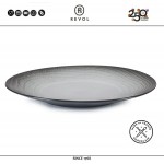 SWELL Блюдо круглое, 31 см, цвет черный, глазурованная керамика, REVOL, Франция