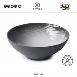 SWELL Миска-салатник, 15 см, цвет черный, глазурованная керамика, REVOL, Франция