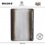 SWELL Блюдо для закусок, 32 х 23 см, цвет коричневый, глазурованная керамика, REVOL, Франция