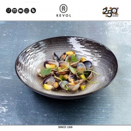 SWELL Глубокая миска, 19 см, цвет черный, глазурованная керамика, REVOL, Франция