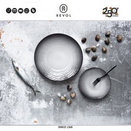 SWELL Блюдо для закусок, 32 х 23 см, цвет белый, глазурованная керамика, REVOL, Франция