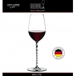 Бокал для белых и красных вин Riesling, Zinfandel, объем 395 мл, черно-белая ножка, ручная выдувка, FATTO A MANO, RIEDEL