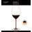 Бокал для красных вин Syrah, объем 650 мл, красная ножка, ручная выдувка, FATTO A MANO, RIEDEL