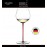 Бокал для белых вин Chardonnay, объем 620 мл, красная ножка, ручная выдувка, FATTO A MANO, RIEDEL