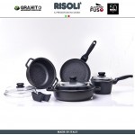 Набор антипригарной посуды Granito Hardstone, 9 предметов, Risoli
