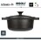 Антиприганая кастрюля Le Pignatte Induction, D 24 см, 3.5 л, литой алюминий, Risoli, Италия