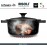 Антиприганая кастрюля Le Pignatte Induction, D 20 см, 2.2 л, литой алюминий, Risoli, Италия