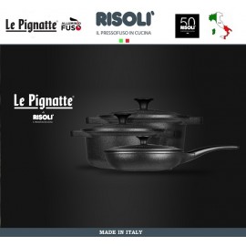 Антиприганая литая сковорода Le Pignatte Induction, D 20 см, Risoli, Италия