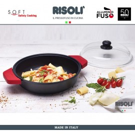 Антипригарная литая кастрюля Soft Safety Cooking, D 28 см, Risoli