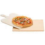 Камень для выпечки пиццы, булочек, хлеба, 35 х 35 см, с лопаткой, Rommelsbacher