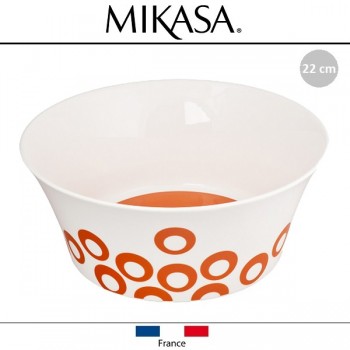 Миска-салатник UTD Orange, D 22 см, костяной MIKASA