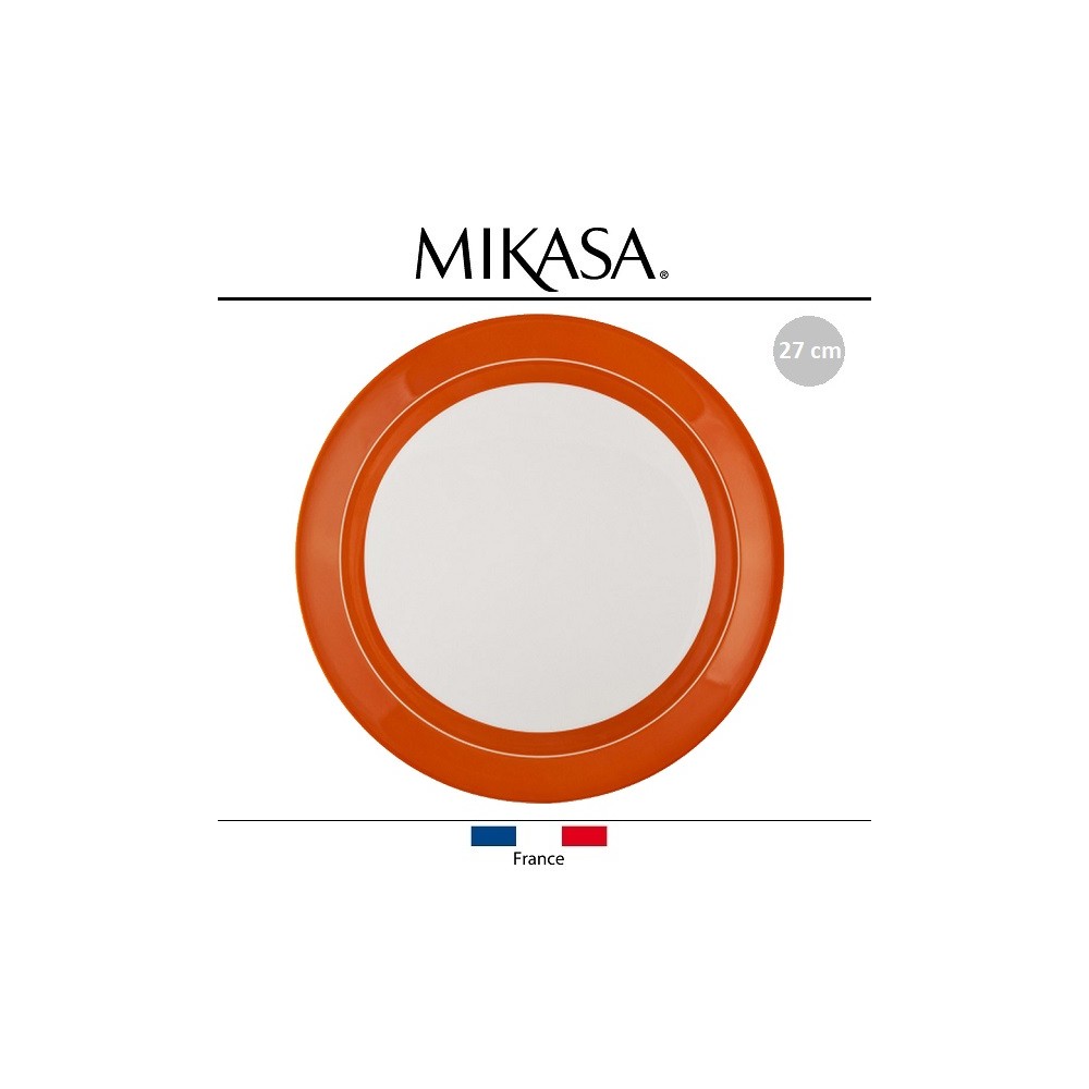 Обеденная тарелка UTD Orange, D 27 см, костяной MIKASA