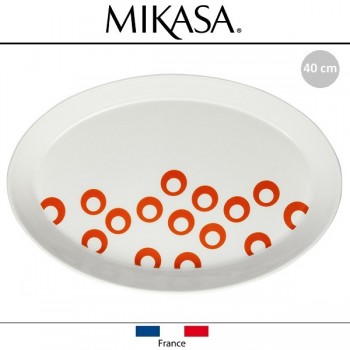 Блюдо UTD Orange овальное, 40 см, костяной MIKASA
