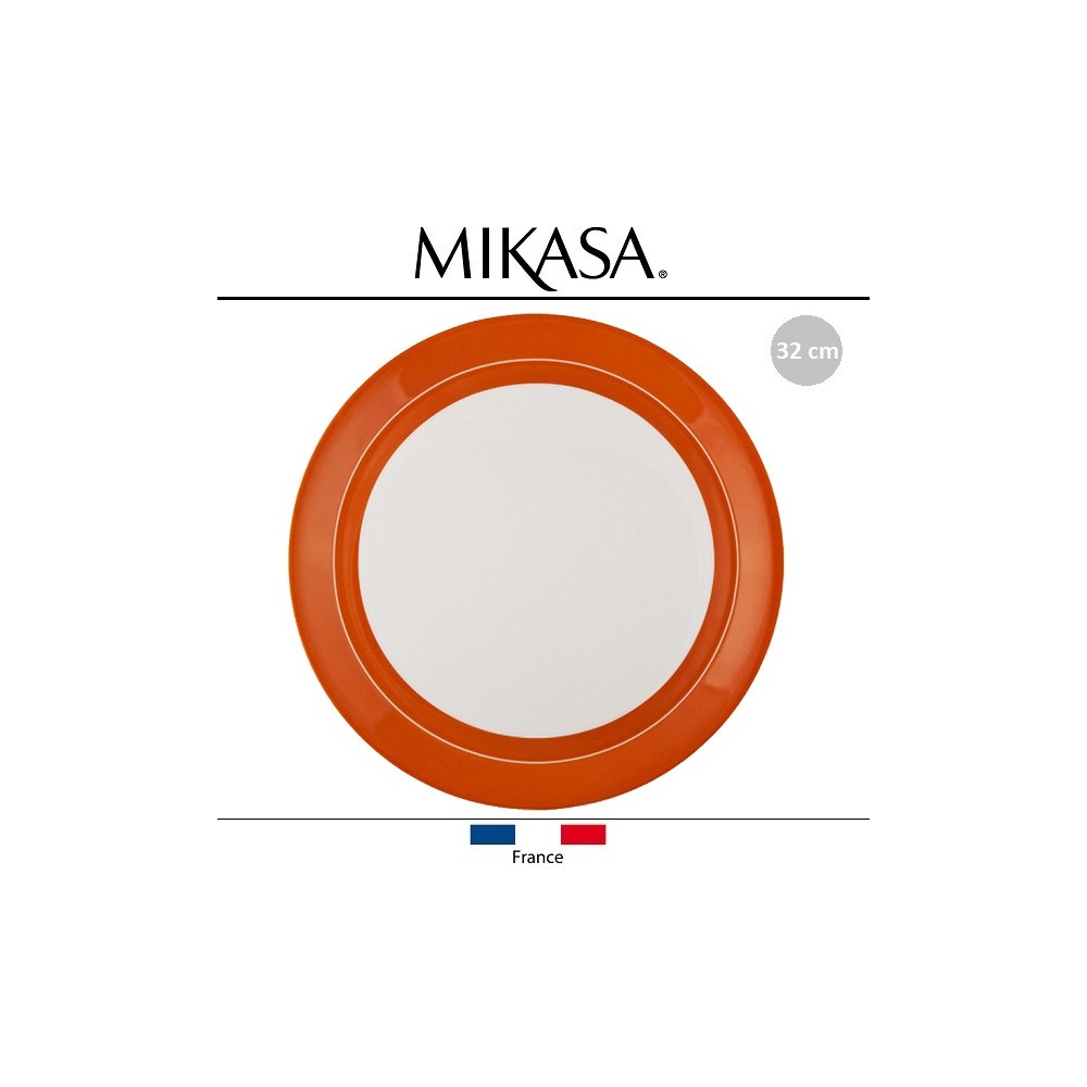 Блюдо подстановочное UTD Orange, D 32 см, костяной MIKASA