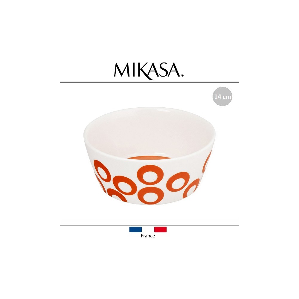 Миска-салатник UTD Orange, D 14 см, костяной MIKASA
