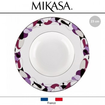 Глубокая тарелка PURPLE FIZZ, D 23 см, костяной MIKASA