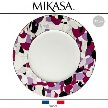 Блюдо подстановочное PURPLE FIZZ, D 32 см, костяной MIKASA