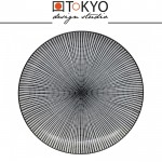 Закусочная тарелка SENDAN черный, D 21.5 см, TOKYO DESIGN