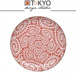 Закусочная тарелка KARAKUSA RED, D 21.5, TOKYO DESIGN