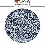 Обеденная тарелка KARAKUSA BLUE, D 25 см, TOKYO DESIGN