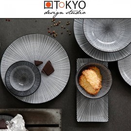 Обеденная тарелка SENDAN черный, D 25 см, TOKYO DESIGN