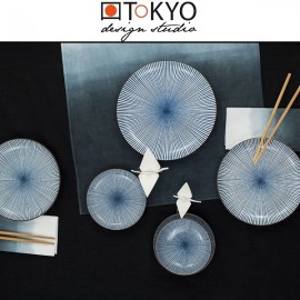 Закусочная тарелка SENDAN черный, D 21.5 см, TOKYO DESIGN