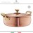 Сотейник Historia Decor, ручная работа, D 28 см, 6 л, медь, RUFFONI