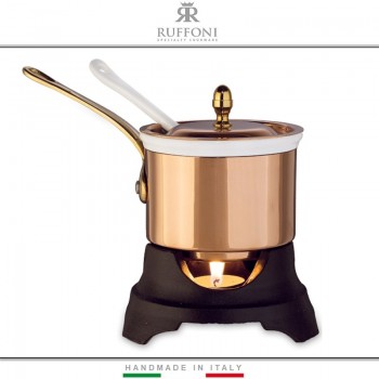 Набор для фондю 10 см, медь, серия La Cremeria, RUFFONI
