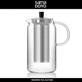 Заварочный чайник Modern со съемным стальным фильтром, 1200 мл, SAMADOYO