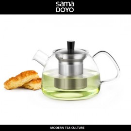 Заварочный чайник Modern со съемным стальным фильтром, 900 мл, SAMADOYO