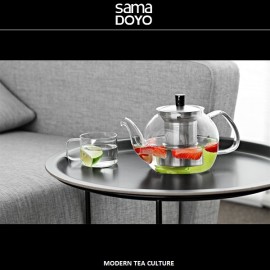 Заварочный чайник Modern Classic со съемным стальным фильтром, 900 мл, SAMADOYO