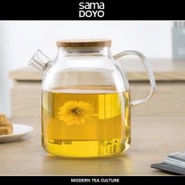Заварочный (наплитный) чайник Flower Teapot S-091, 1600 мл, SAMADOYO
