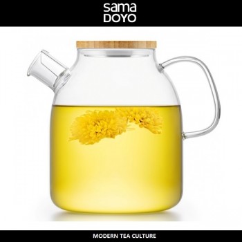 Заварочный (наплитный) чайник Flower Teapot S-091, 1600 мл, SAMADOYO