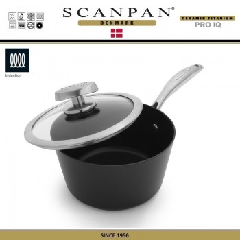 Антипригарный ковшик PRO IQ с крышкой, D 20 см, V 2.5 л, SCANPAN
