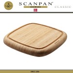 Доска Classic кухонная, 30 x 30 х 4 cm, бамбук, SCANPAN, Дания
