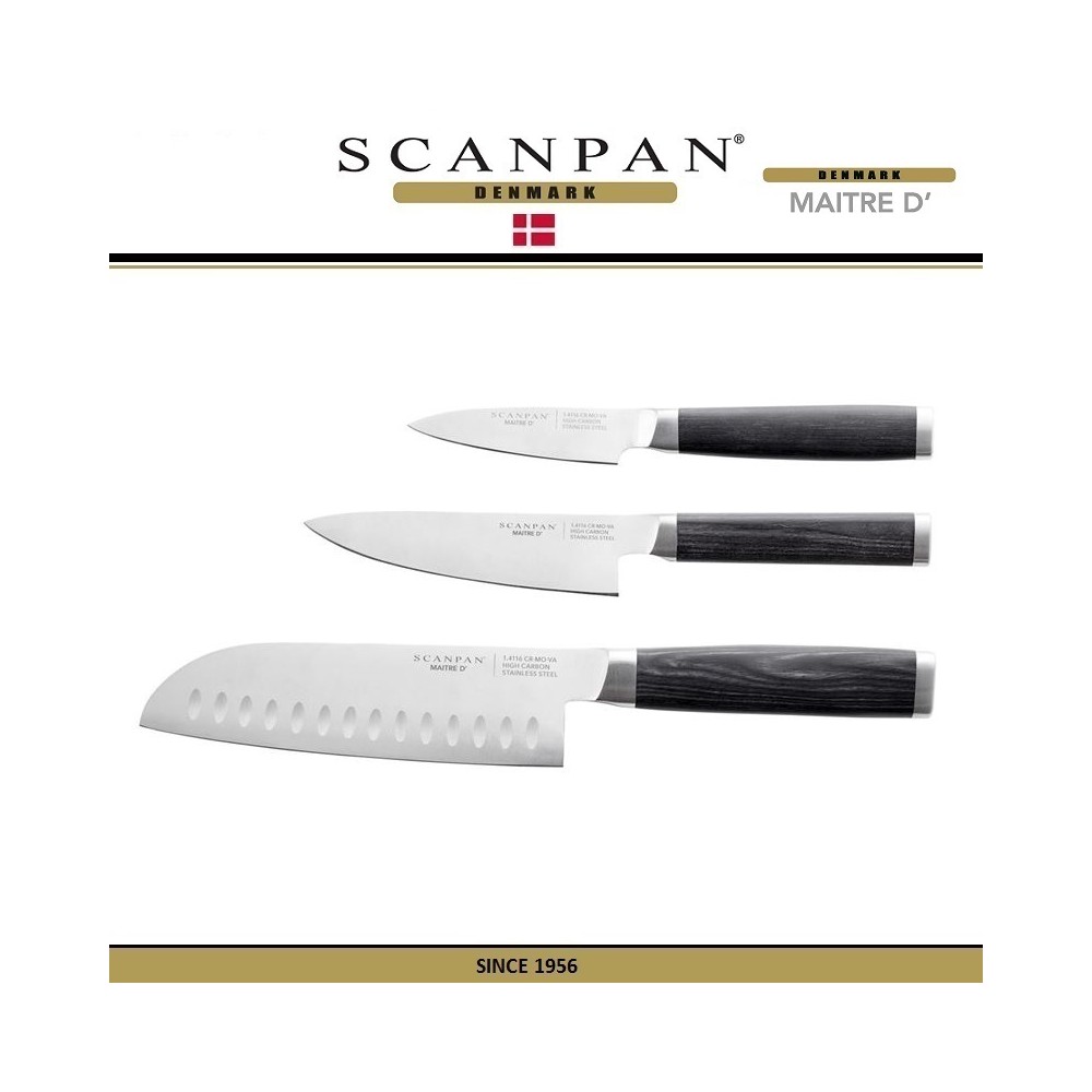 Набор ножей Maitre D, 3 предмета, SCANPAN