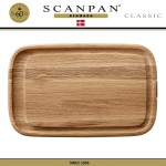 Доска Classic для нарезки и подачи, 25 x 39.5 cm, американский дуб, SCANPAN, Дания