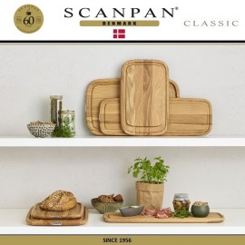 Доска Classic кухонная, 30 x 30 х 4 cm, бамбук, SCANPAN, Дания