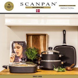 Антипригарная сковорода-гриль Classic Induction, 27 х 27 см, SCANPAN, Дания